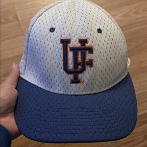 Zephyr Gators White Mesh Cap with Orange Embroidery